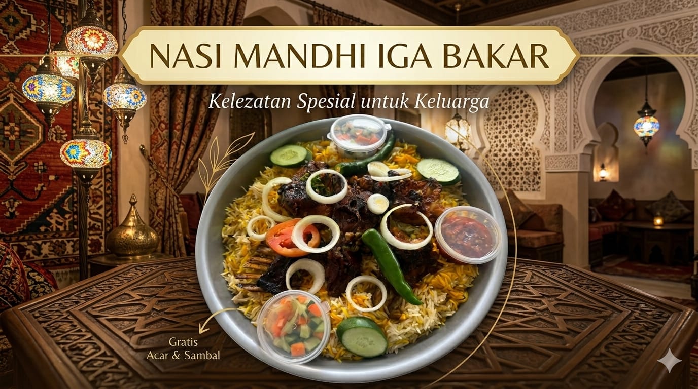 NASI MANDHI IGA BAKAR